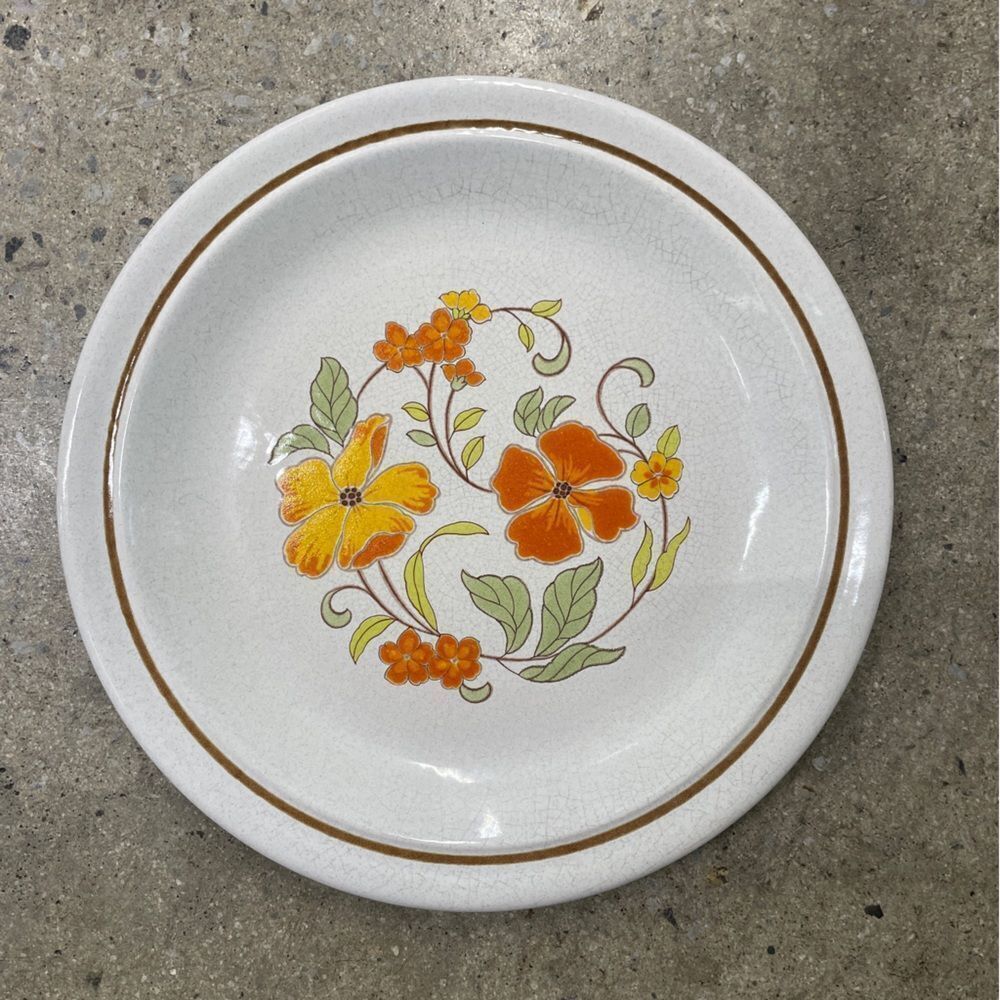 Vintage Japanese Stoneware Platter